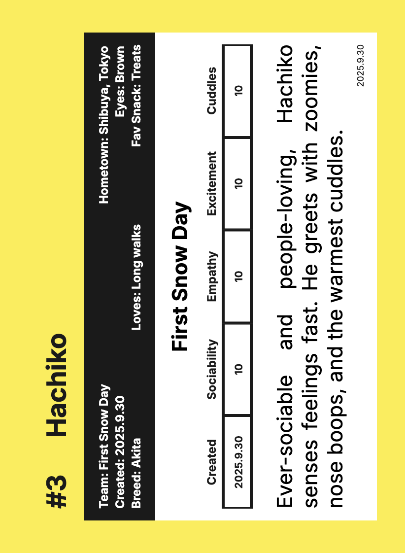 Custom Trading Card | "Timeless"