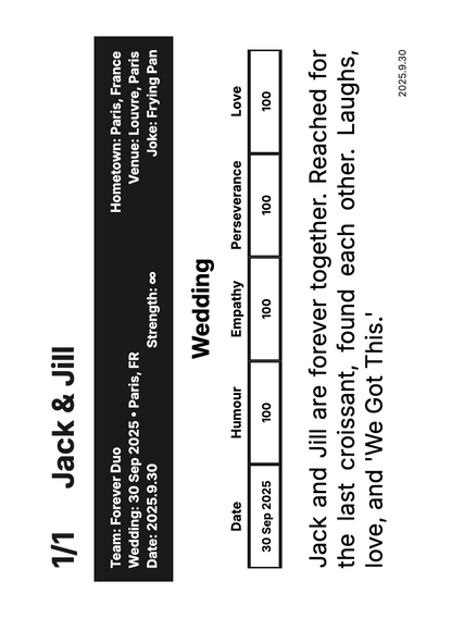 Custom Trading Card | "Classic"