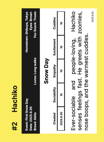 Custom Trading Card | "Modern"