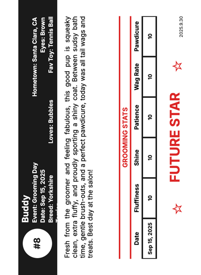 Custom Trading Card | "Memory"