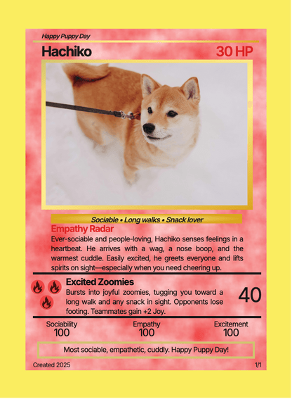 "Battle" (For Pet Lover) (Red) - For Pet Lover preview