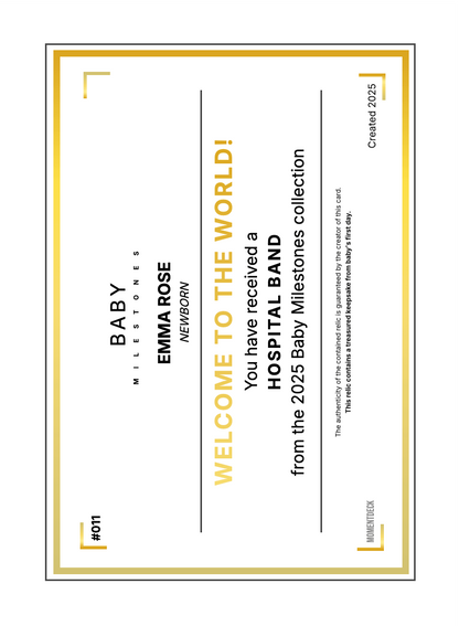 DIY Custom Relic Card | "Commemorate" (Left-Side) — 2-Card Bundle