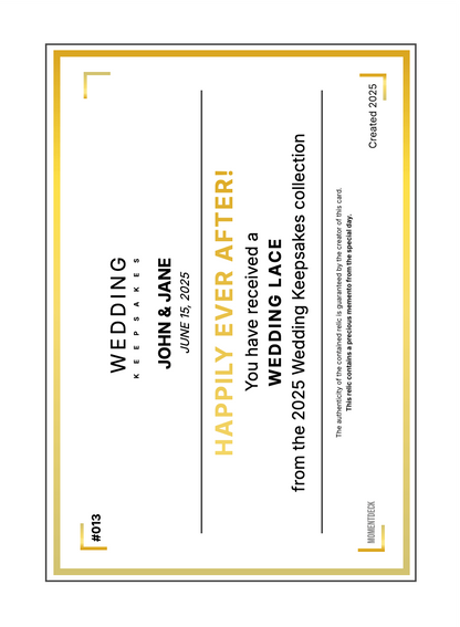 DIY Custom Relic Card | "Commemorate" (Left-Side) — 2-Card Bundle