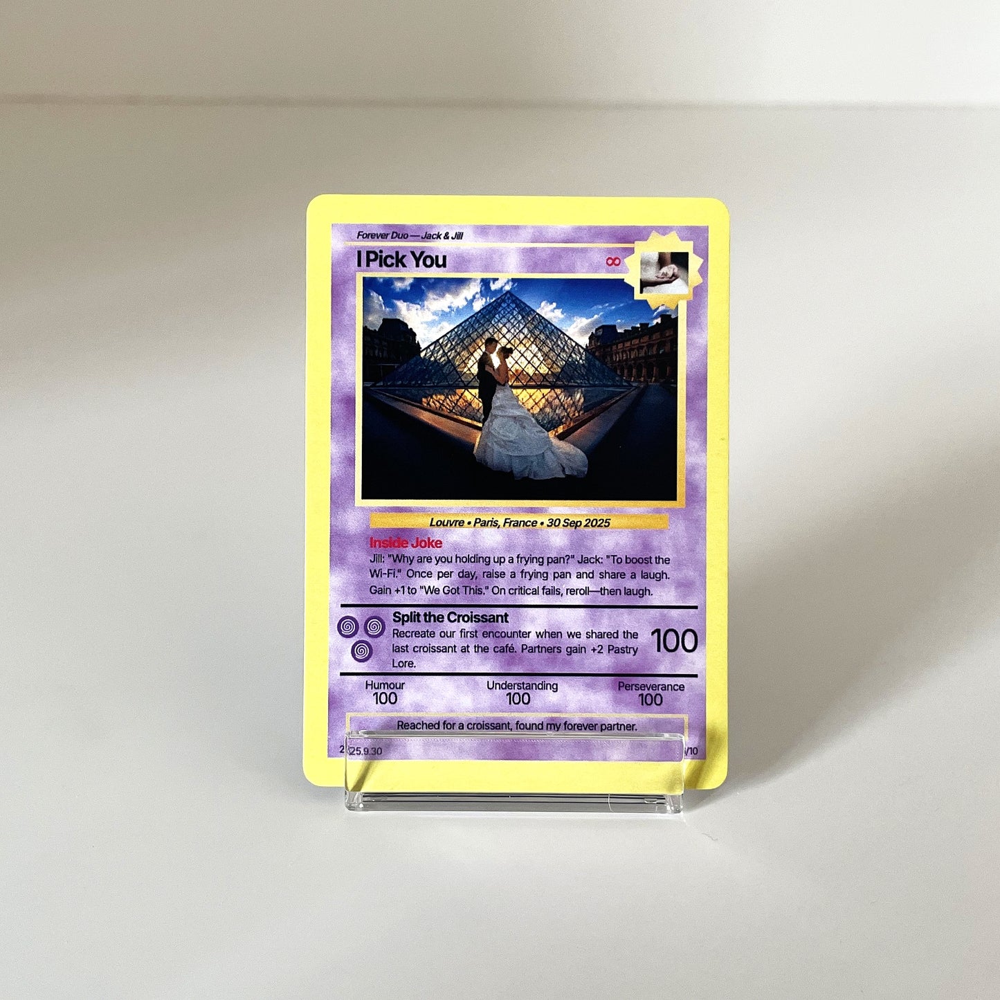 "Evolution" (For Partner) (Purple) photo 2 #fp:33c64019dd44cb00 #kind:real #var:TCG-001-front-wedding-purple