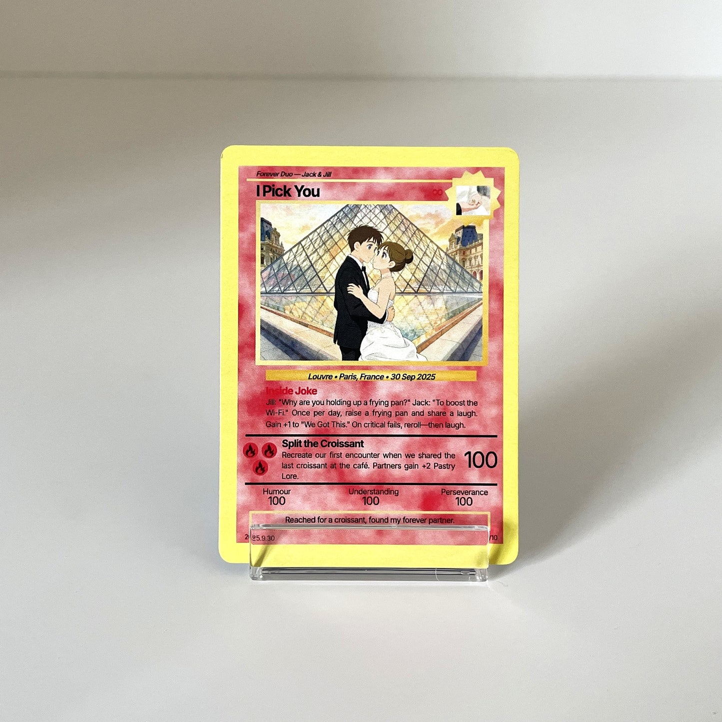 "Evolution" (For Partner) (Red) photo 1 #fp:3d9e222e103b349c #kind:real #var:TCG-001-front-wedding-red
