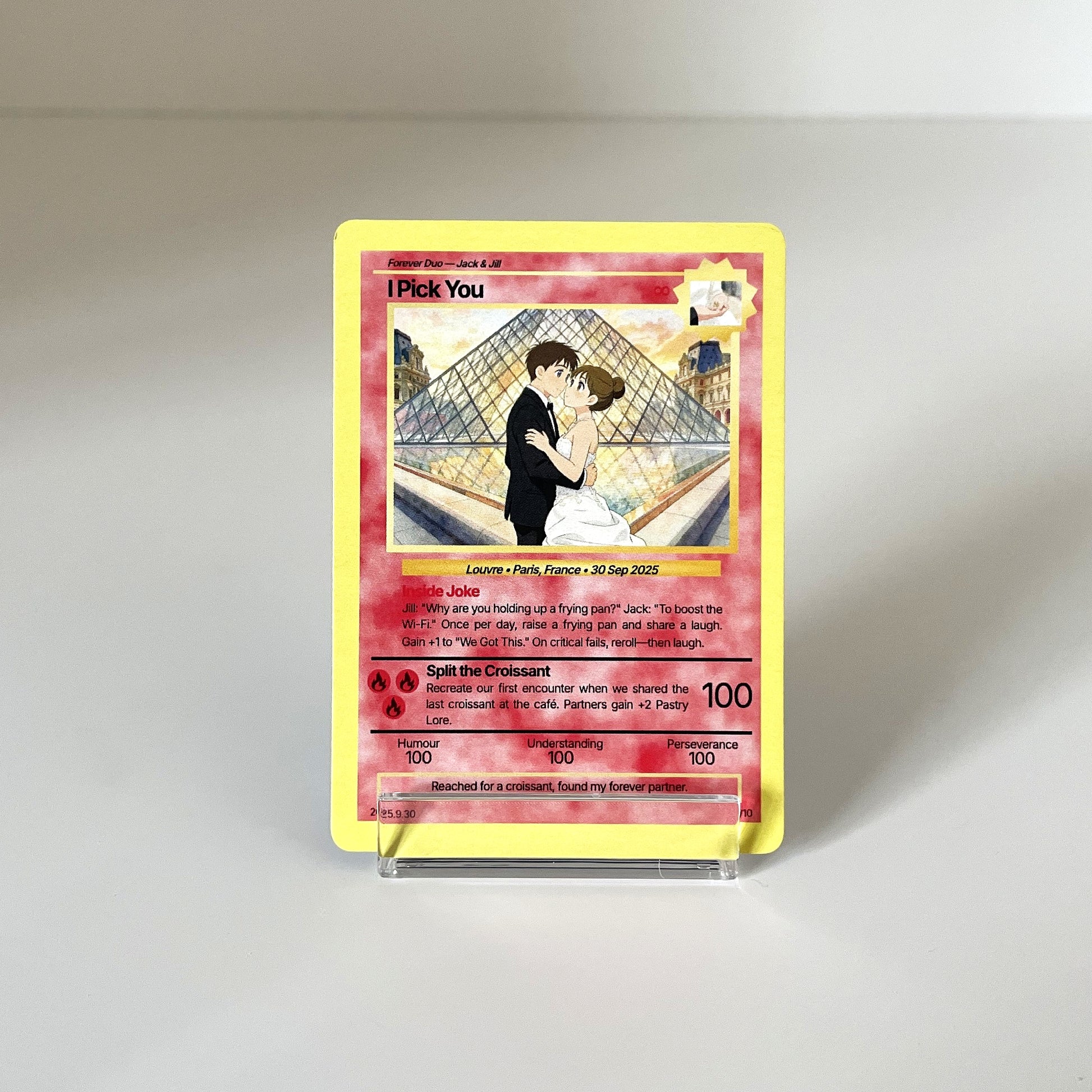 "Evolution" (For Partner) (Red) photo 1 #fp:3d9e222e103b349c #kind:real #var:TCG-001-front-wedding-red