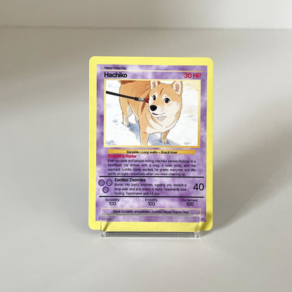 "Battle" (For Pet Lover) (Purple) photo 2 #fp:5df0f4a1fb00a2c2 #kind:rendered #var:TCG-002-front-dog-purple