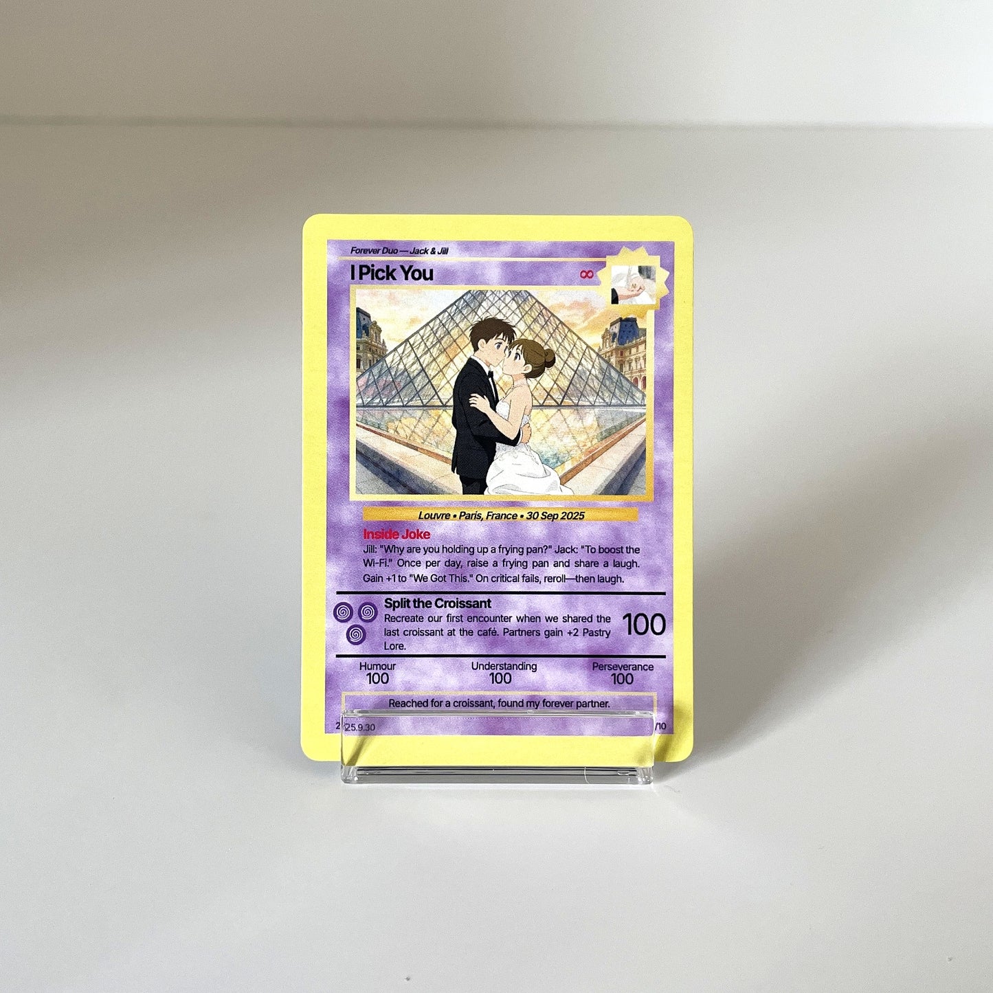 "Evolution" (For Partner) (Purple) photo 1 #fp:658f2117edae9199 #kind:rendered #var:TCG-001-front-wedding-purple