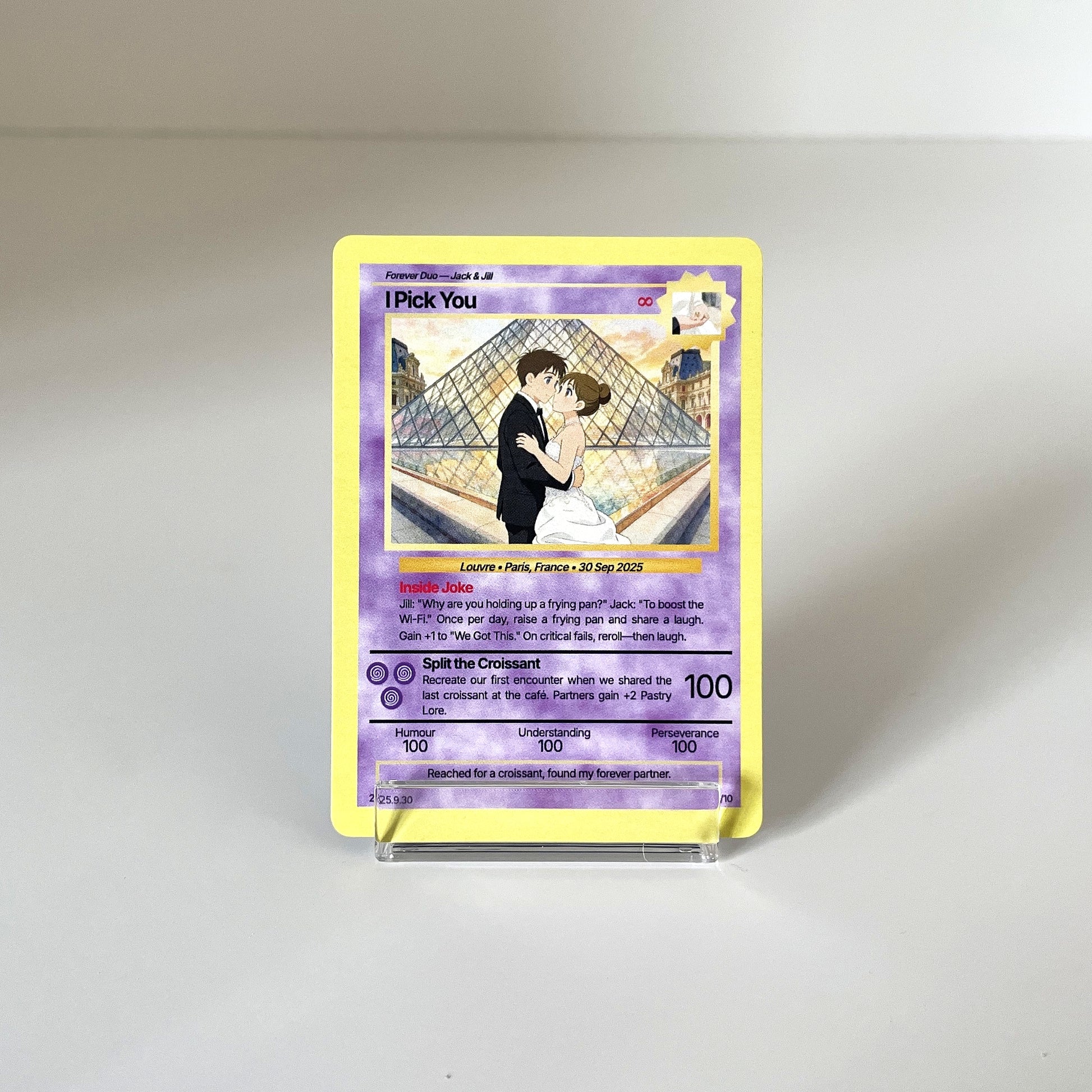 "Evolution" (For Partner) (Purple) photo 1 #fp:658f2117edae9199 #kind:rendered #var:TCG-001-front-wedding-purple