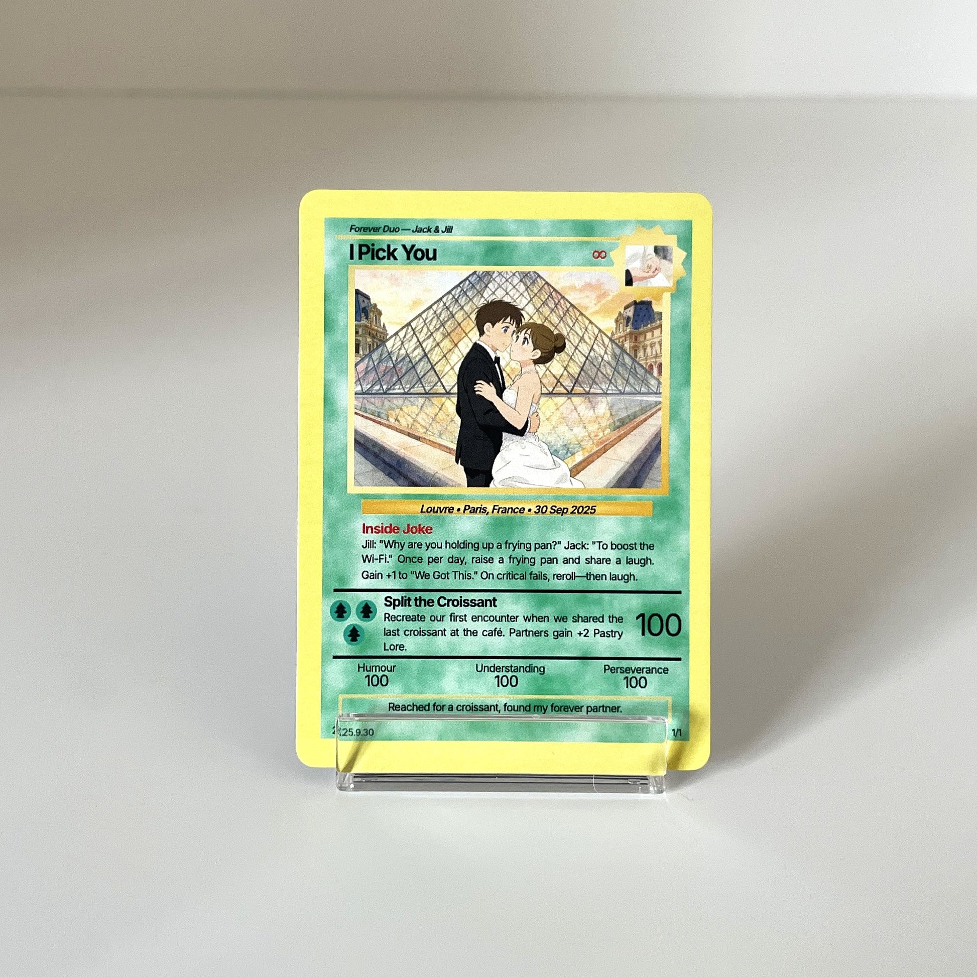 "Evolution" (For Partner) (Green) photo 1 #fp:8a1119803f4b14fc #kind:real #var:TCG-001-front-wedding-green