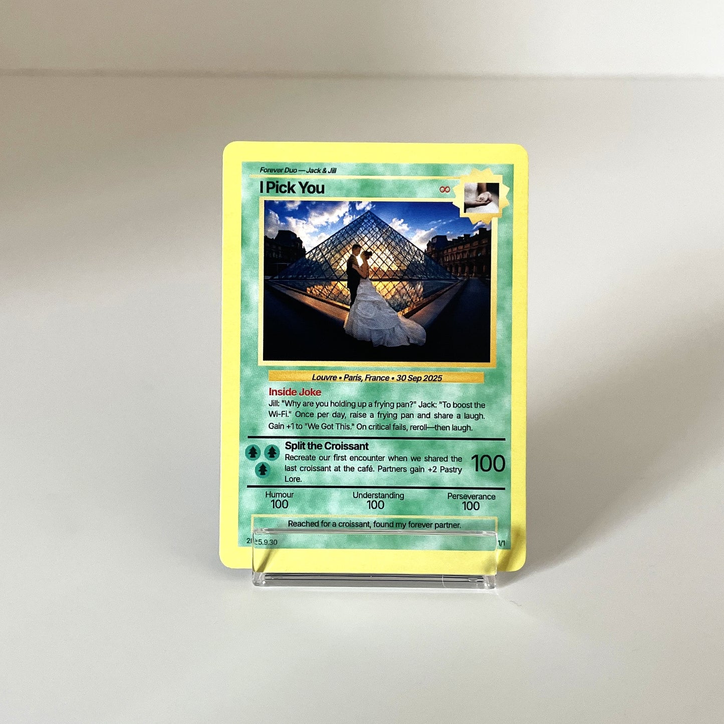 "Evolution" (For Partner) (Green) photo 2 #fp:9c29636eba2f64db #var:TCG-001-front-wedding-green