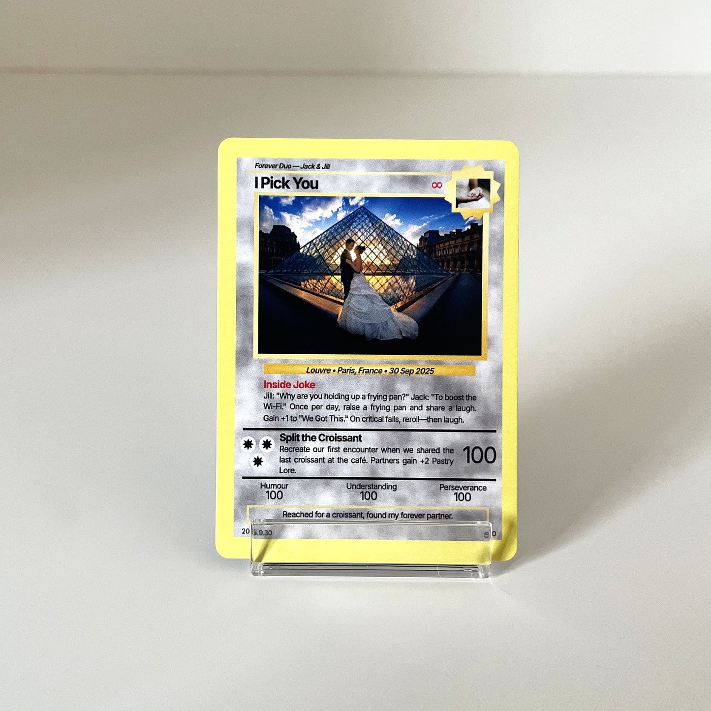 "Evolution" (For Partner) (Neutral) photo 1 #fp:b7dcf0de68df4ec3 #kind:real #var:TCG-001-front-wedding-neutral