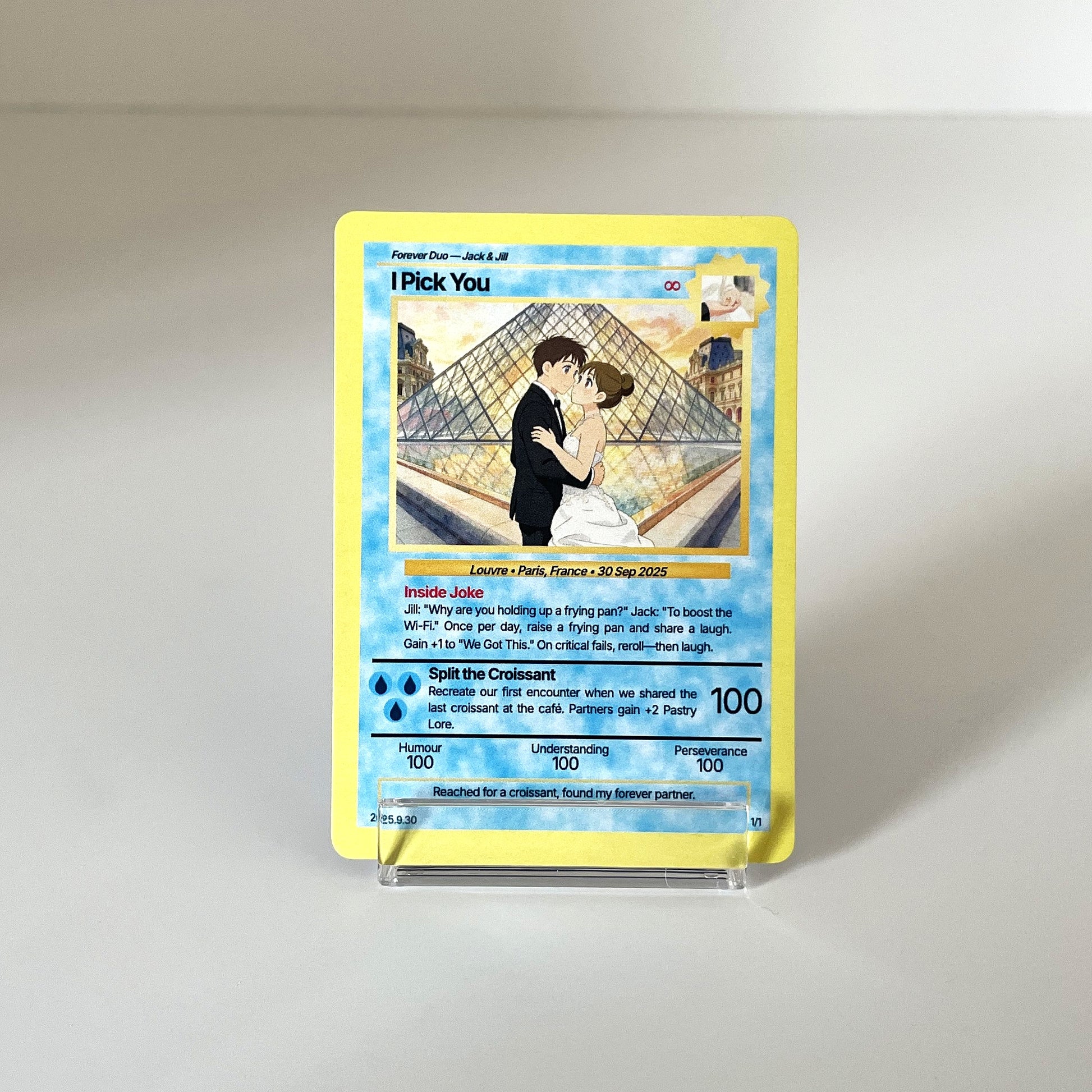 "Evolution" (For Partner) (Blue) photo 2 #fp:d807367636312c6f #var:TCG-001-front-wedding-blue
