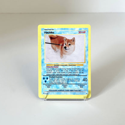 "Battle" (For Pet Lover) (Blue) photo 1 #fp:e08a852b885700b1 #var:TCG-002-front-dog-blue