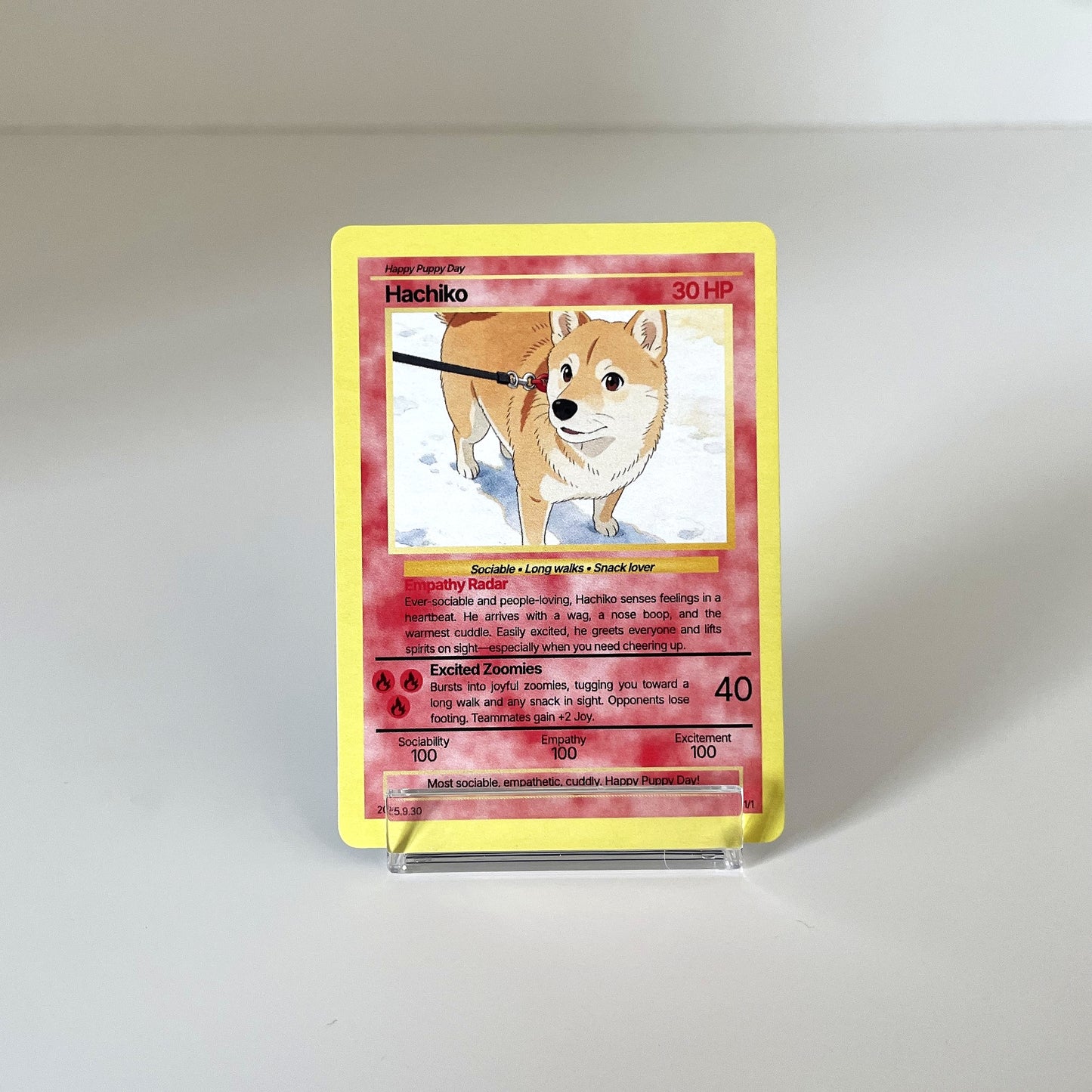 "Battle" (For Pet Lover) (Red) photo 2 #fp:e5b91f450ce89653 #var:TCG-002-front-dog-red