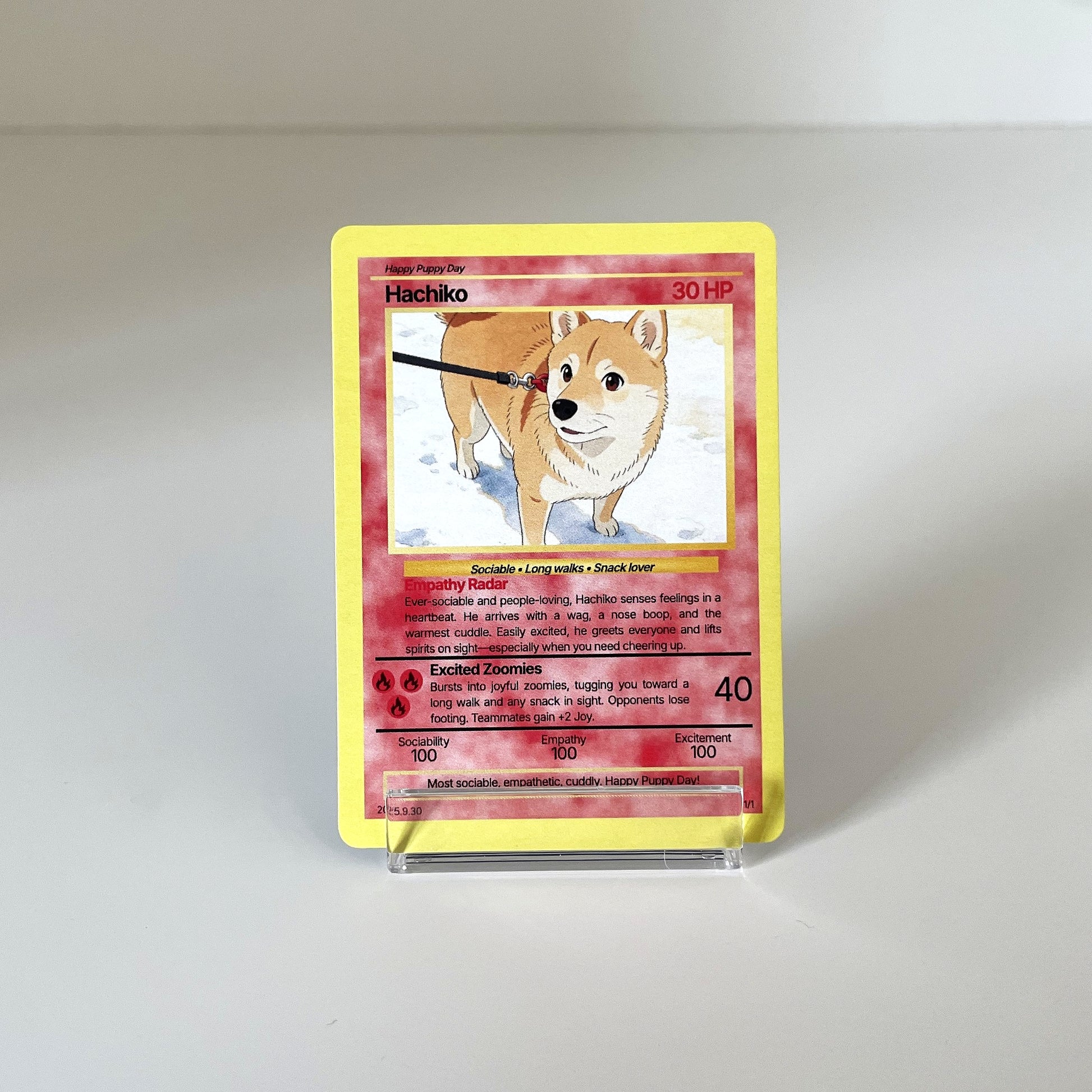 "Battle" (For Pet Lover) (Red) photo 2 #fp:e5b91f450ce89653 #var:TCG-002-front-dog-red