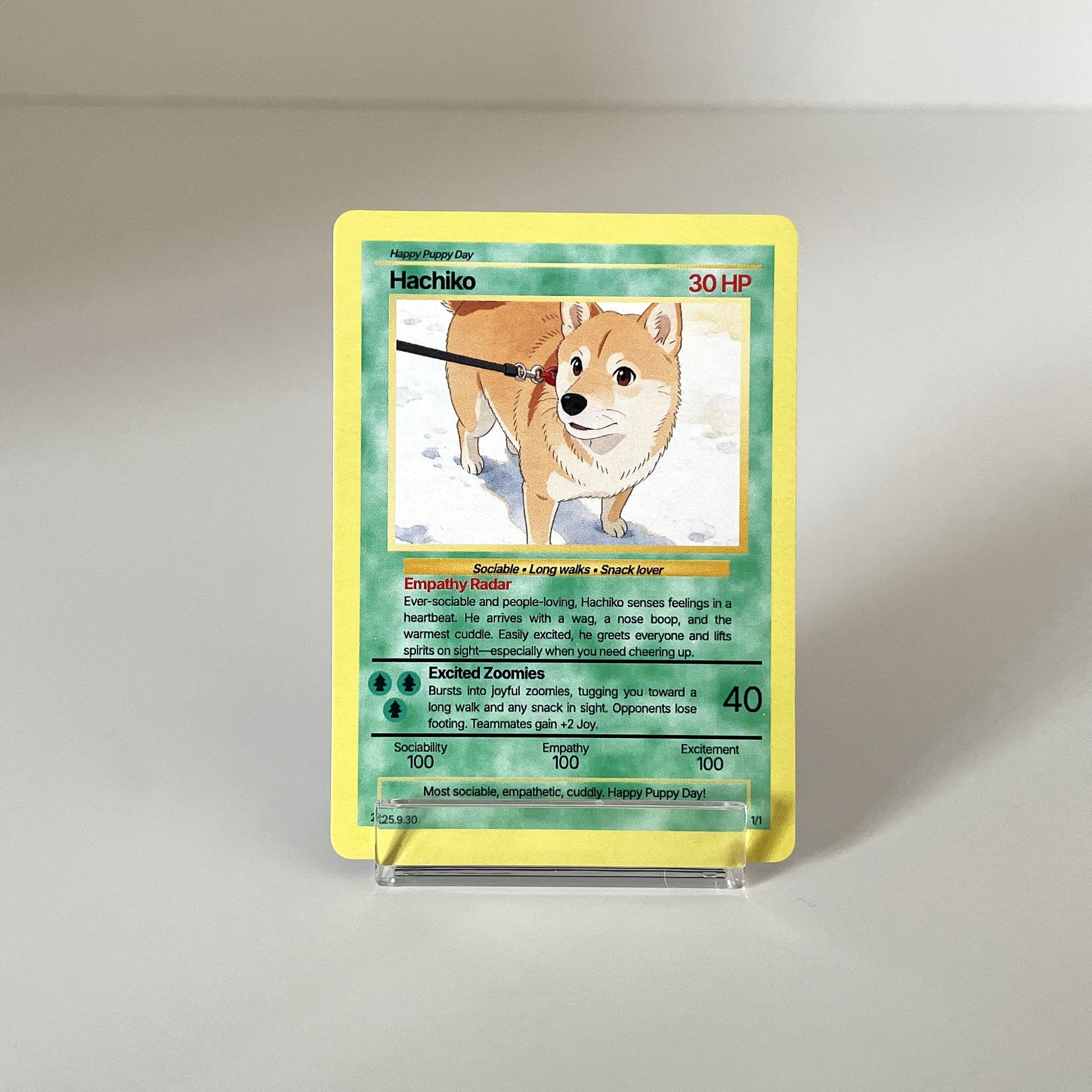 "Battle" (For Pet Lover) (Green) photo 2 #fp:f8dc11a703208ea3 #kind:rendered #var:TCG-002-front-dog-green